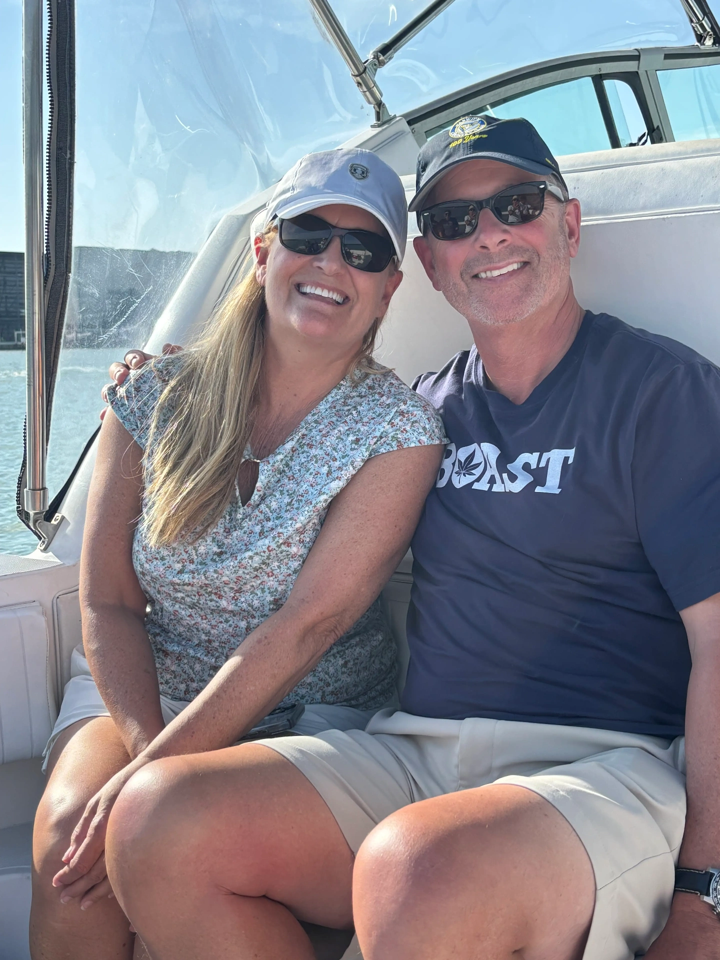 Couple enjoying a cruise