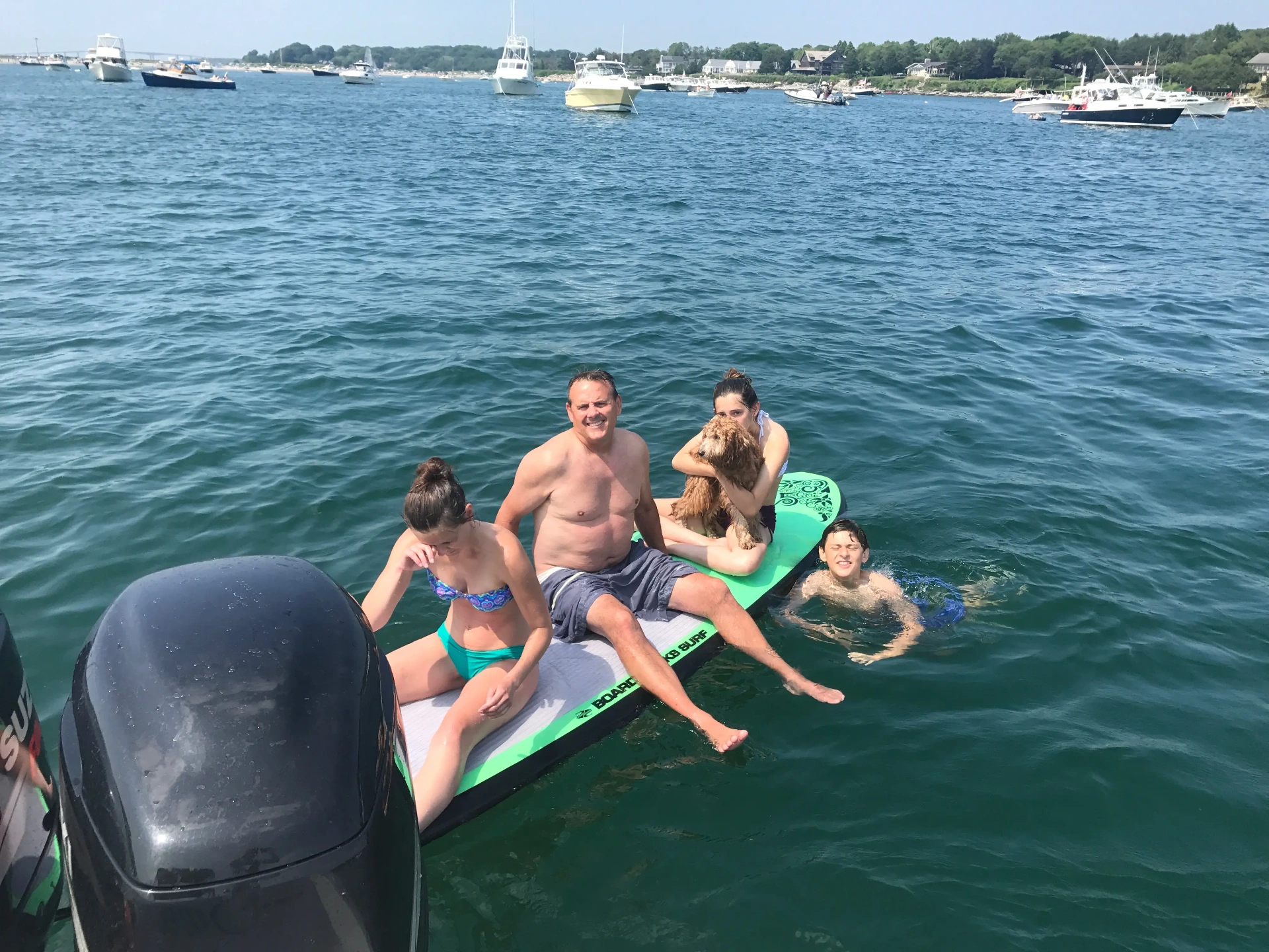 Family fun in the water